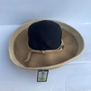 Columbia Women's Wide Brim Straw Hat Multicolor‎ Sun Protection Casual